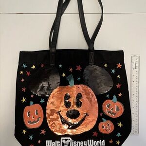 Disney Black Halloween Tote Bag